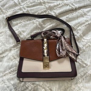 ALDO CAILLA Top Handle Handbag with Scarf